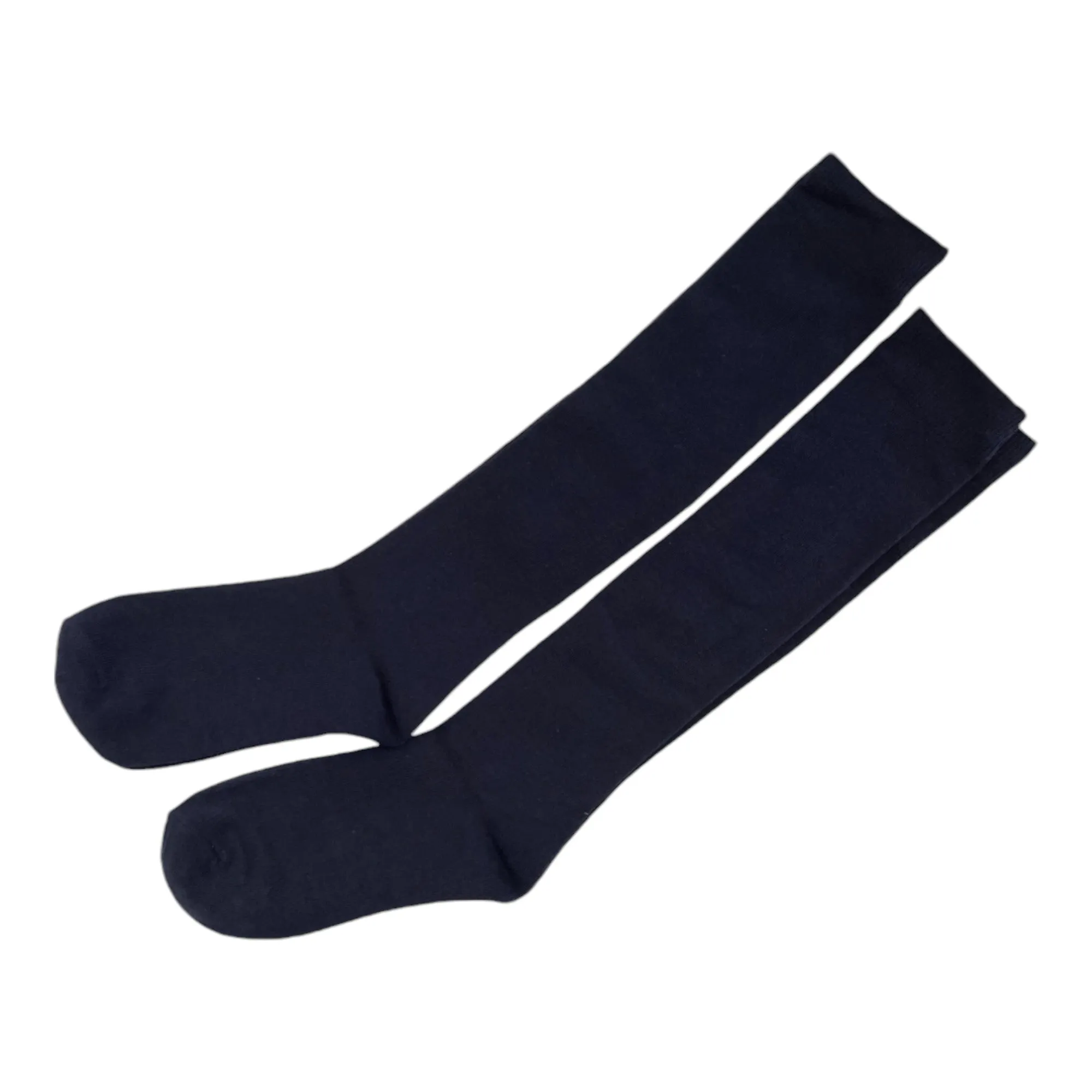 2 Pairs X Bonds Kids Unisex Everyday School Knee High Midnight Blue Socks