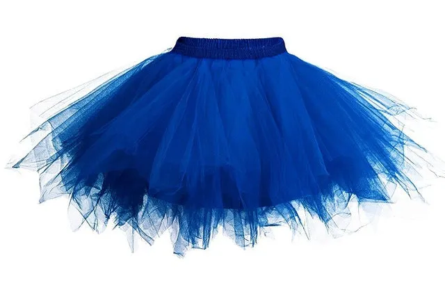 2017 Tulle Skirts Womens High Quality Elastic Stretchy Tulle Teen Layers Summer Womens Adult Tutu Skirt Pleated Mini Skirts