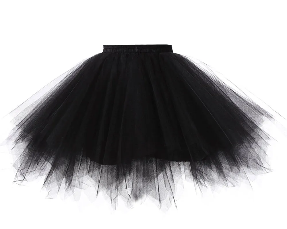 2017 Tulle Skirts Womens High Quality Elastic Stretchy Tulle Teen Layers Summer Womens Adult Tutu Skirt Pleated Mini Skirts