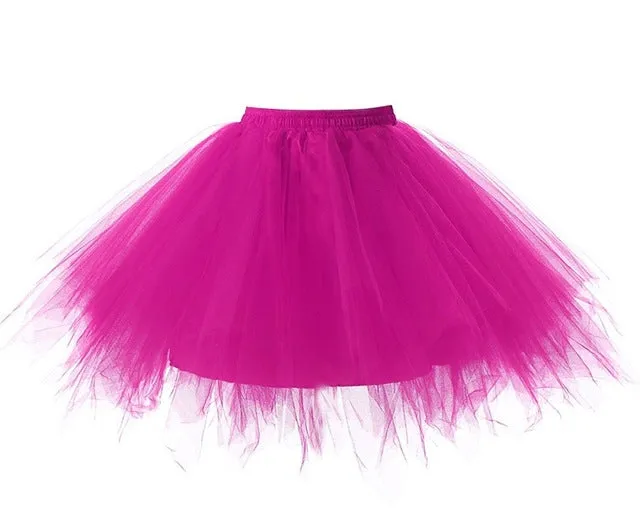 2017 Tulle Skirts Womens High Quality Elastic Stretchy Tulle Teen Layers Summer Womens Adult Tutu Skirt Pleated Mini Skirts