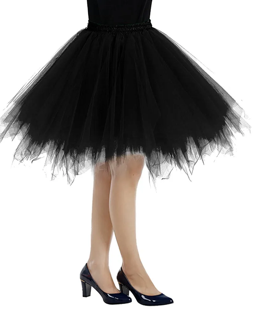 2017 Tulle Skirts Womens High Quality Elastic Stretchy Tulle Teen Layers Summer Womens Adult Tutu Skirt Pleated Mini Skirts