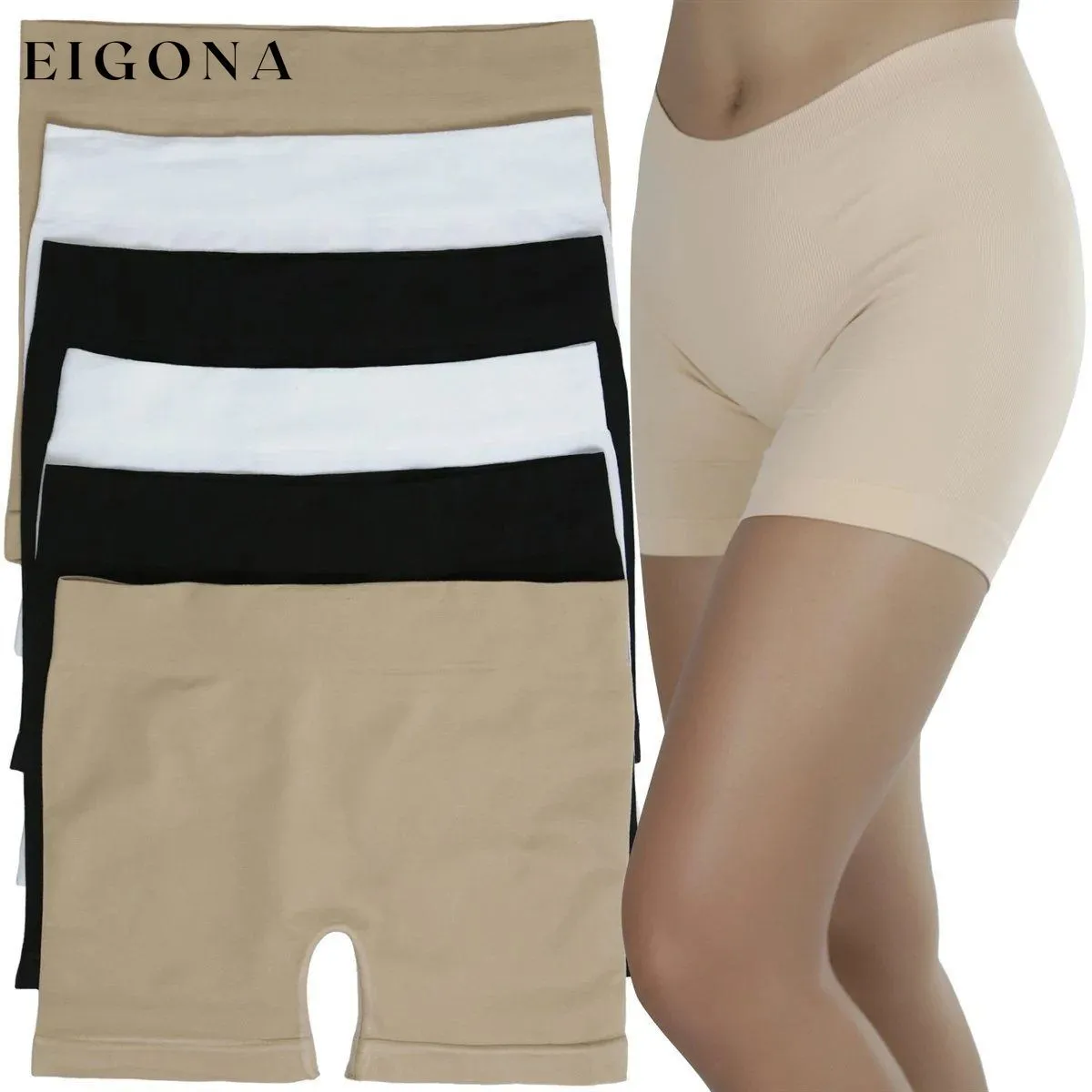 3-Pack: Everyday Layering Basic Modest Boyshorts