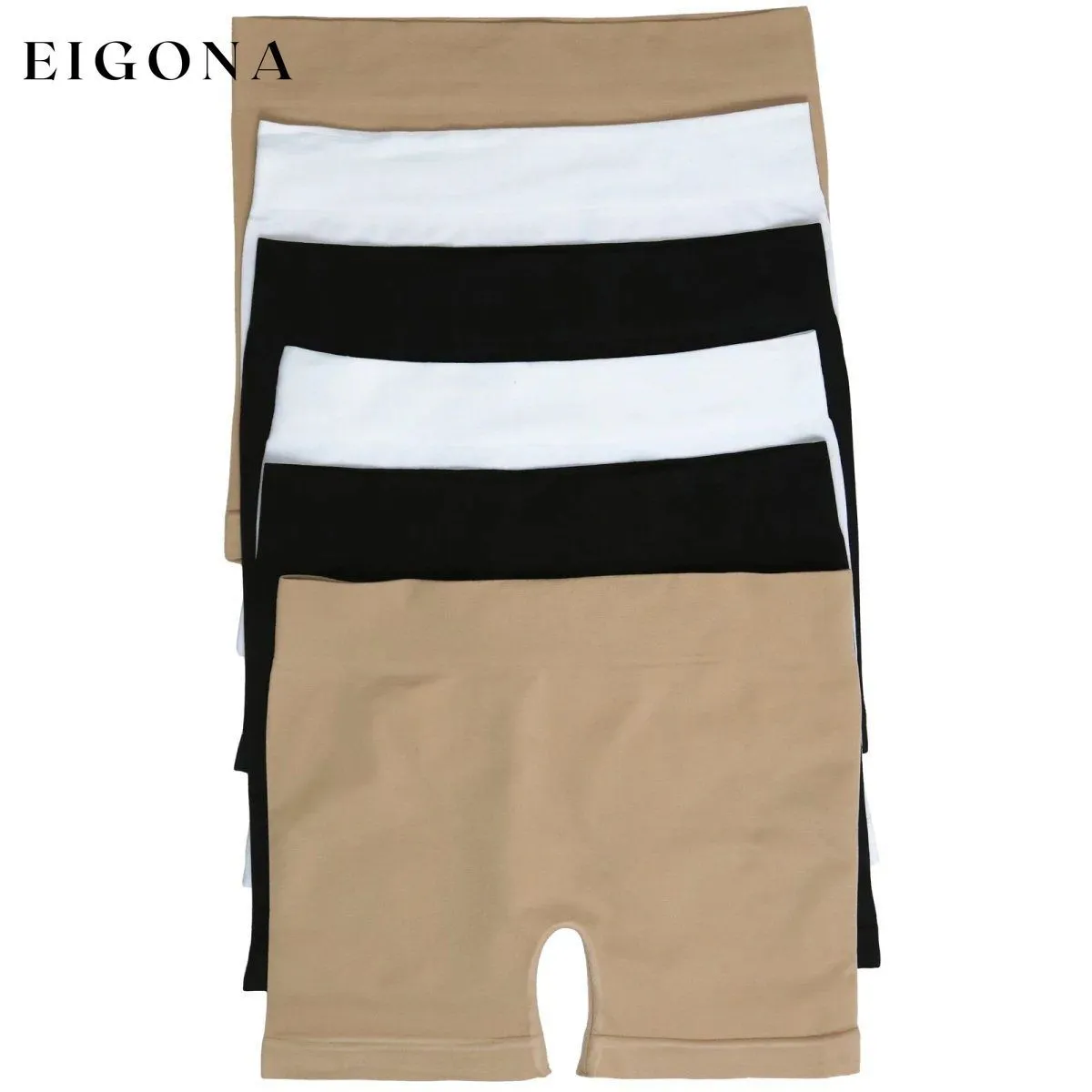 6-Pack: Essential Basic Layering Stretch Shorts