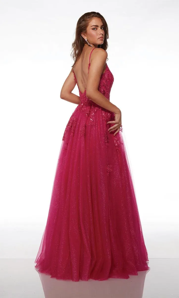 Alyce Paris Lace A-Line Prom Dress 61722