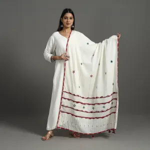 Applique Patchwork Cotton Tagai Kantha Dupatta 56