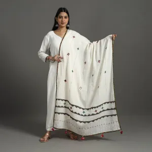 Applique Patchwork Cotton Tagai Kantha Dupatta 69