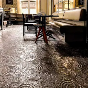 Barcelona Black Hexagon Tile