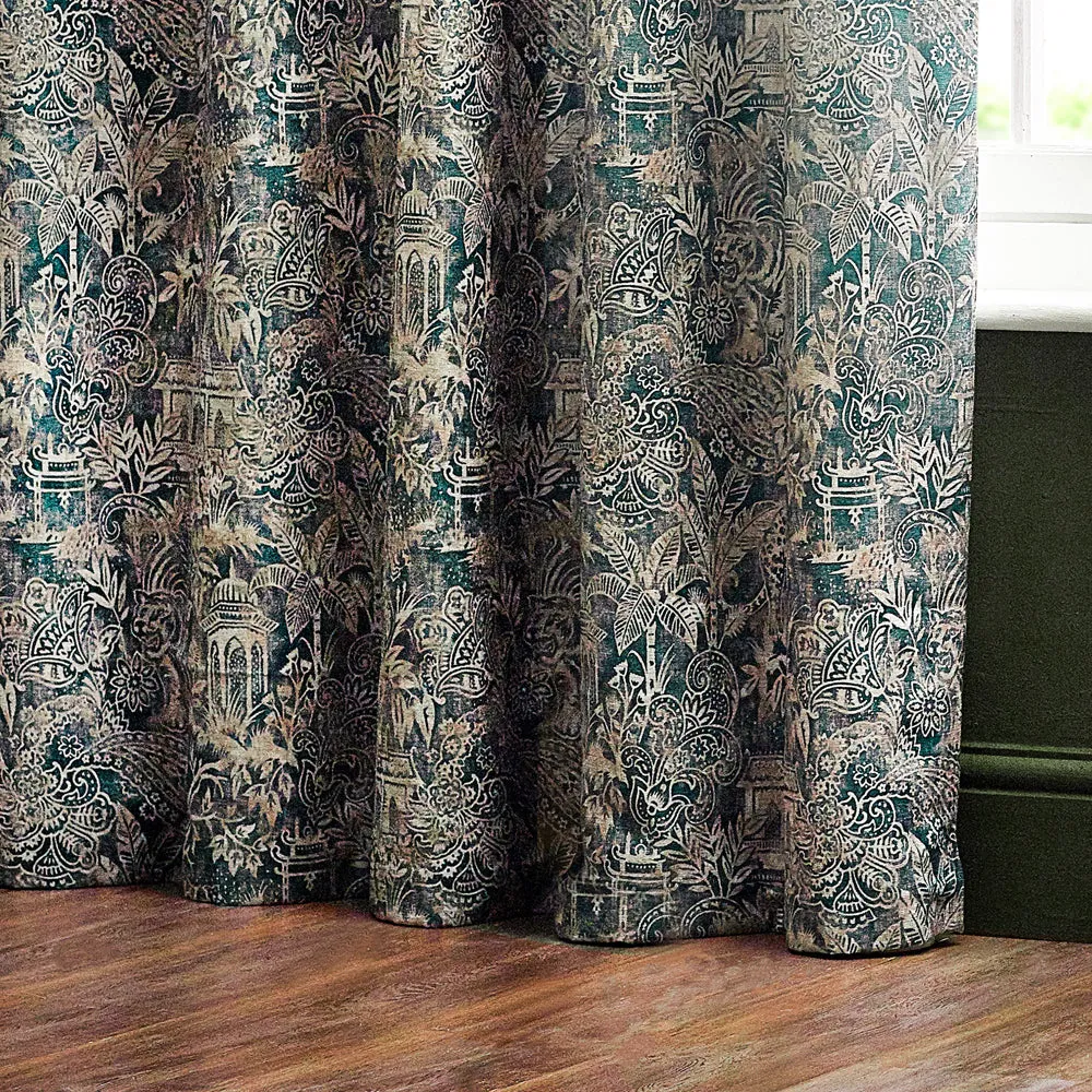 Bengal Eyelet Curtains Wedgewood