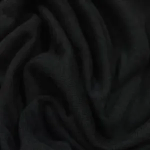 Black Bamboo/Cotton Jersey Fabric - 200 GSM, $8.91/yd - Rolls