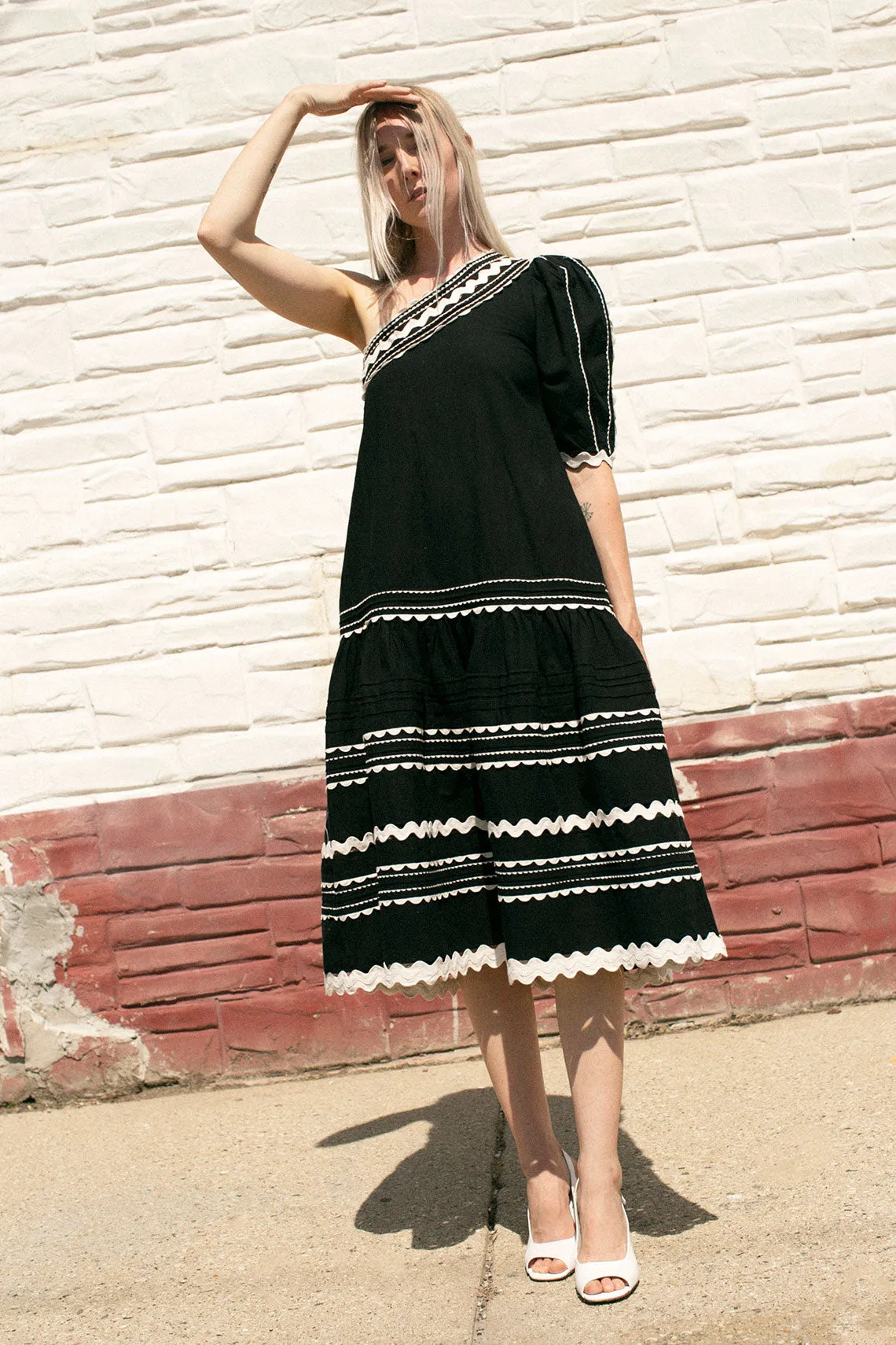 Black Ric Rac Ryleigh Dress