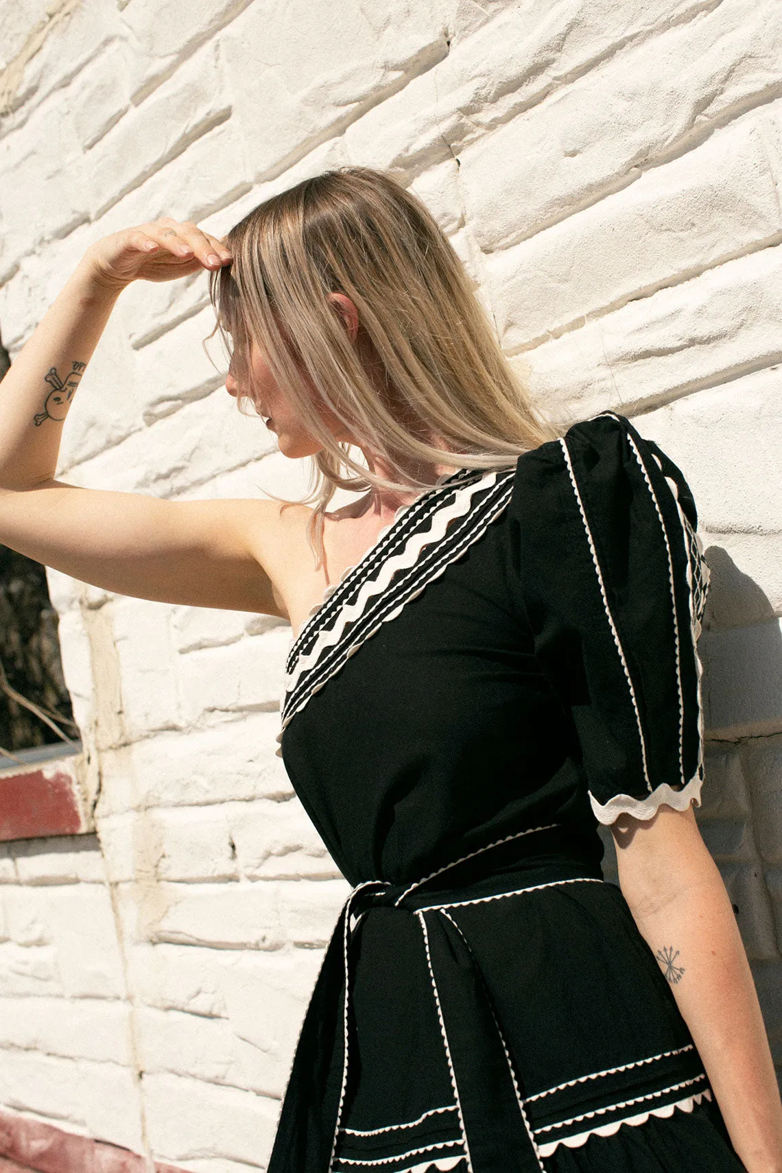 Black Ric Rac Ryleigh Dress