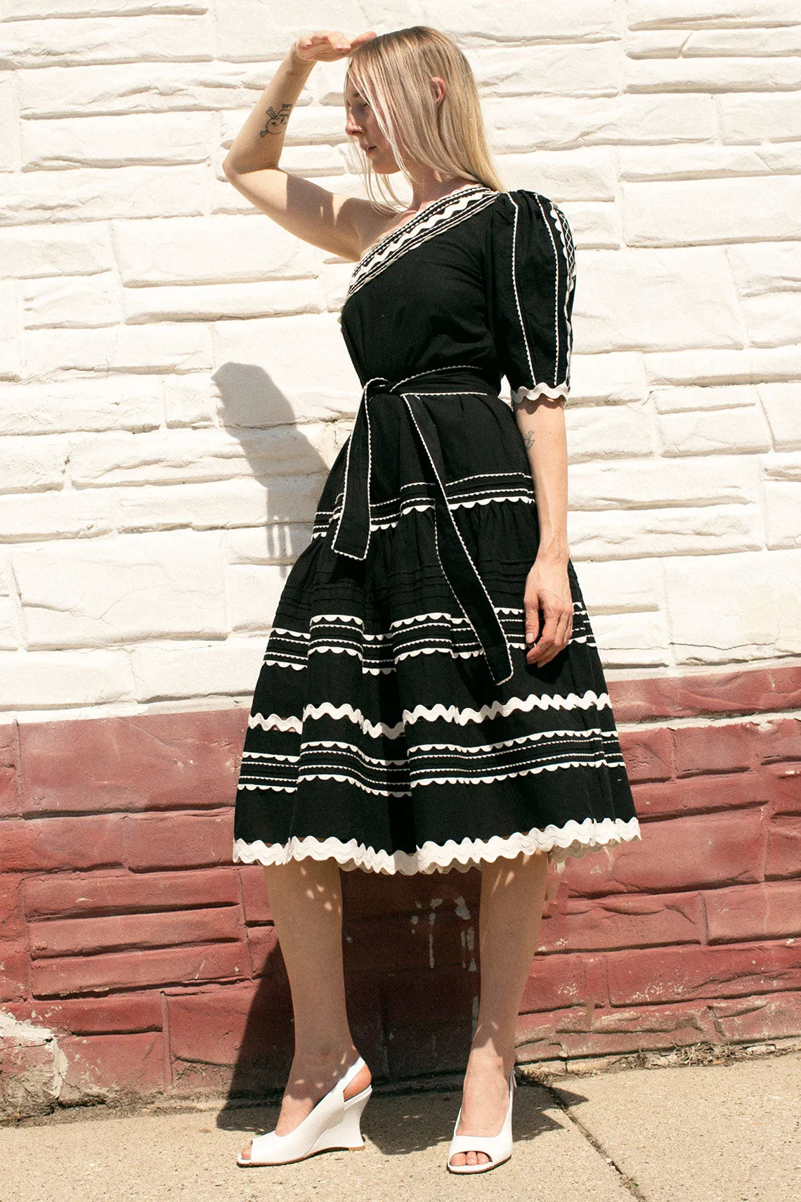Black Ric Rac Ryleigh Dress