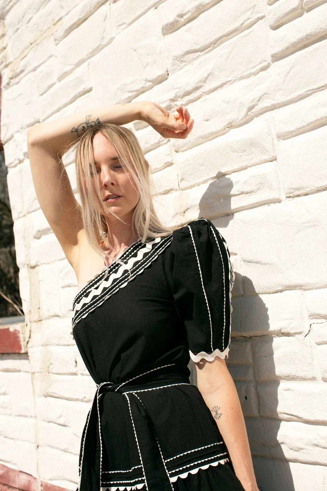 Black Ric Rac Ryleigh Dress