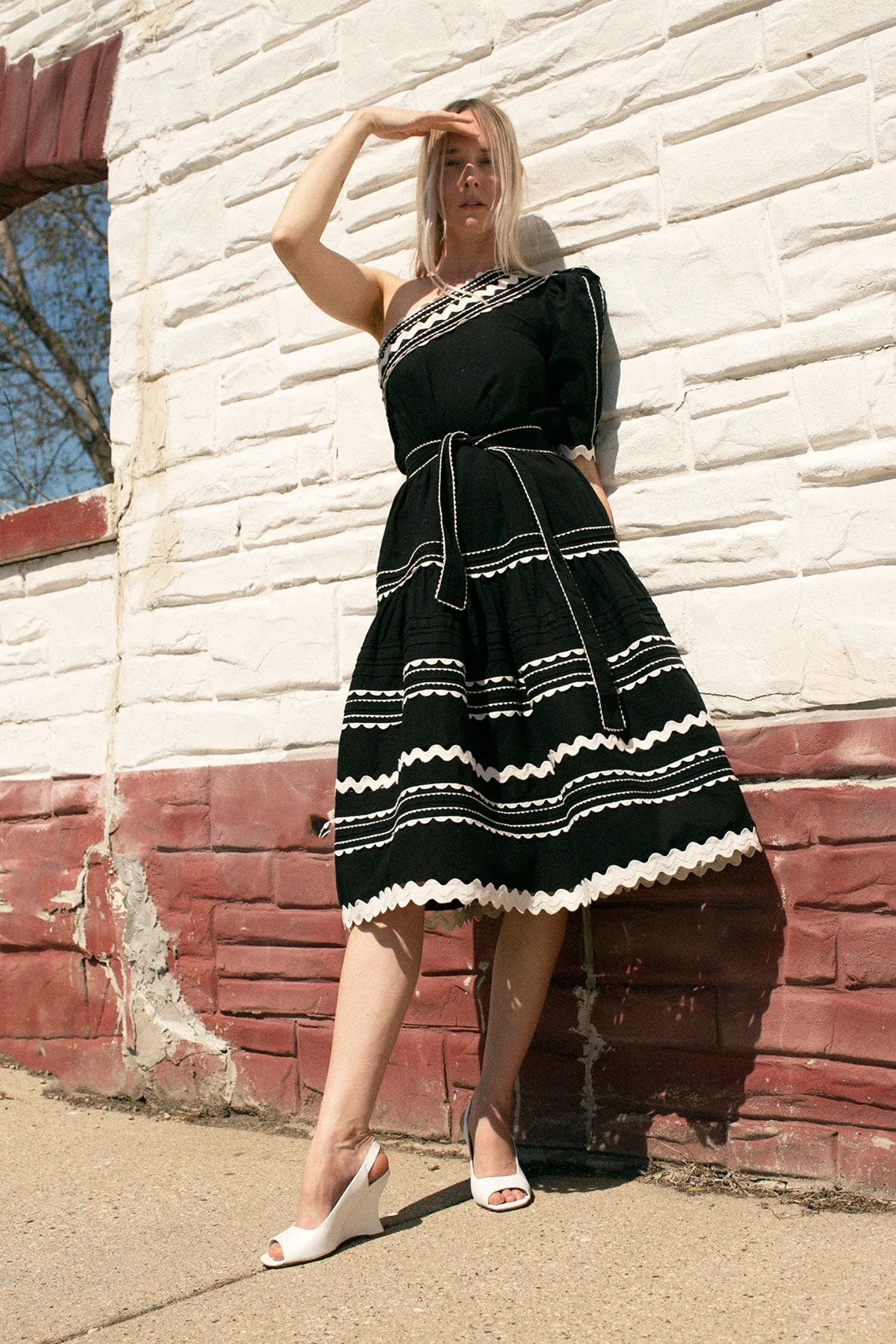 Black Ric Rac Ryleigh Dress