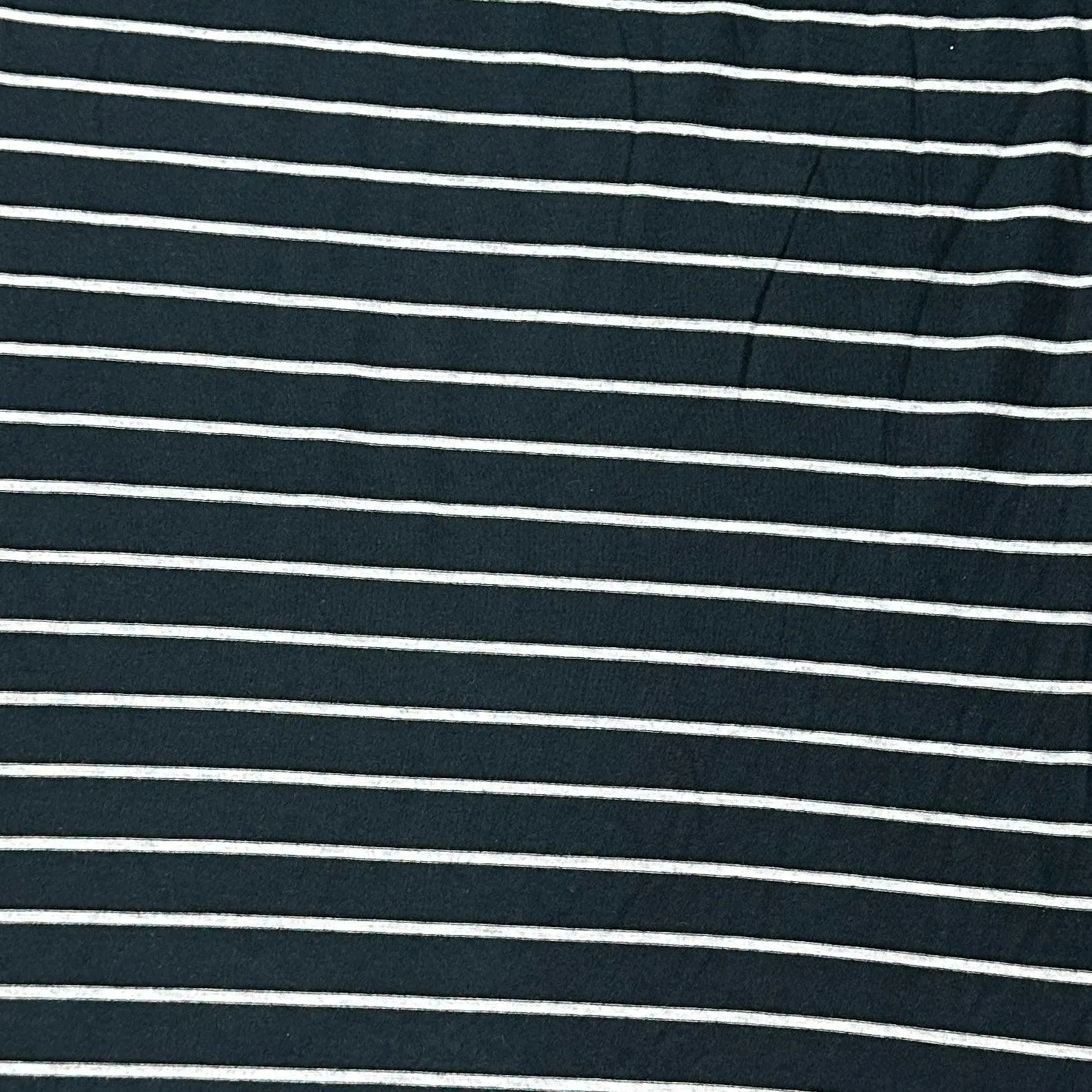 Blue and Micro Gray Stripes on Bamboo/Spandex Jersey Fabric