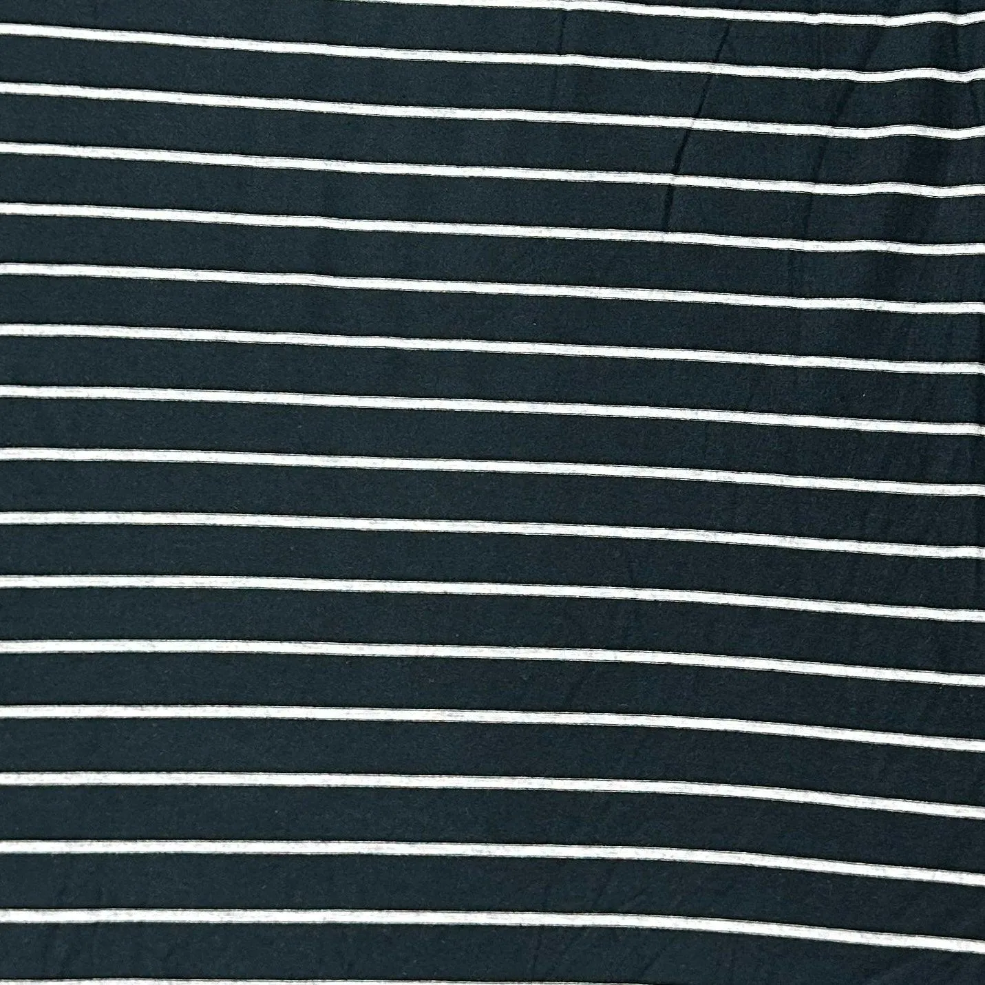 Blue and Micro Gray Stripes on Bamboo/Spandex Jersey Fabric