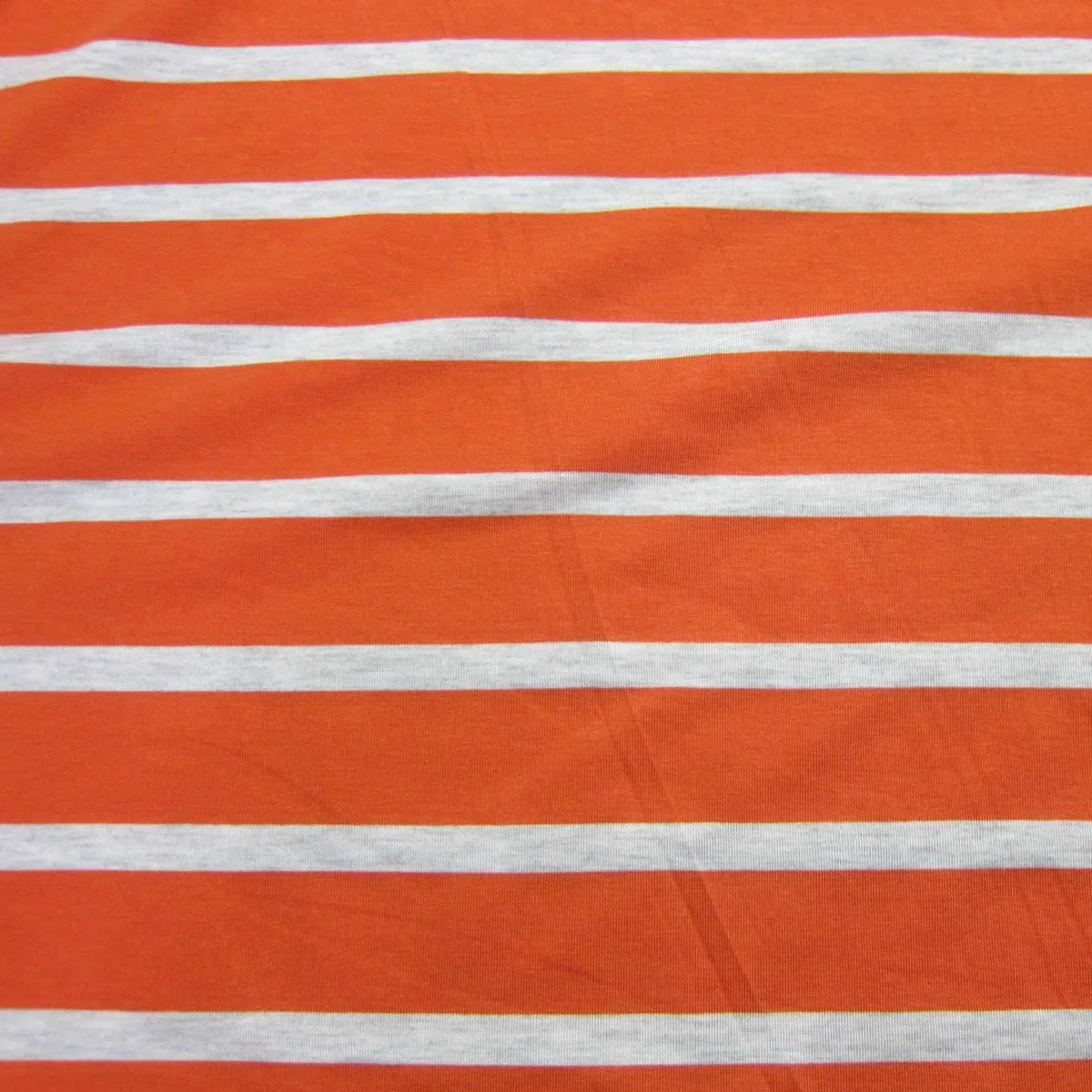 Carrot Stripe Bamboo/Spandex Jersey  Fabric