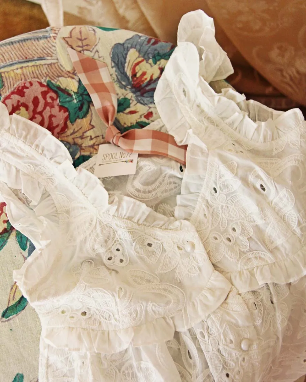 Cleo Cotton Eyelet Top