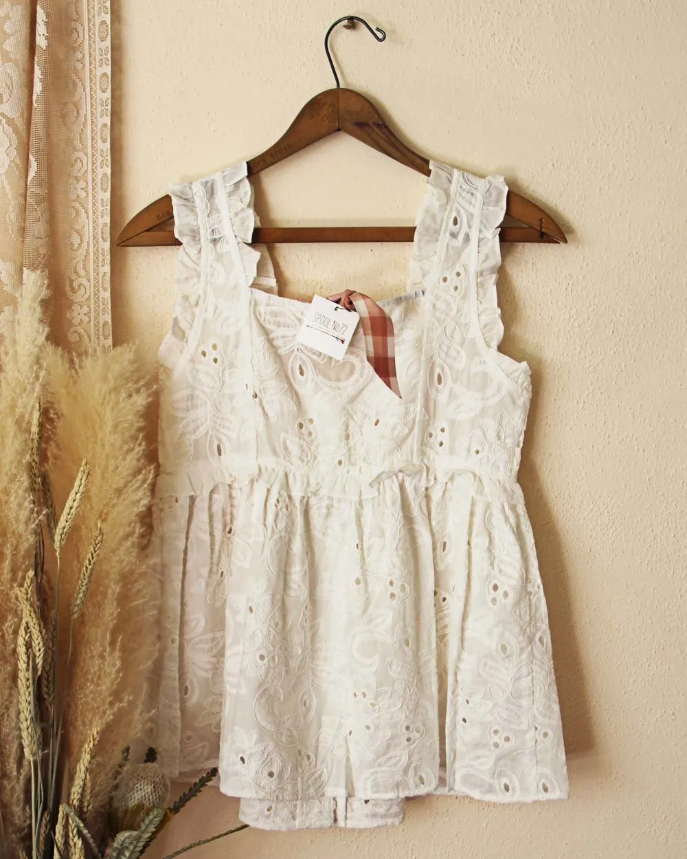 Cleo Cotton Eyelet Top