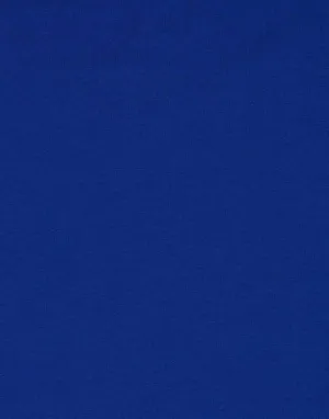 Cobalt Blue Organic Cotton Jersey Fabric