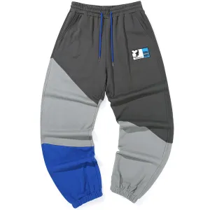 Color-contrast stitching Genanx Gaby Pure Cotton Sports Pants