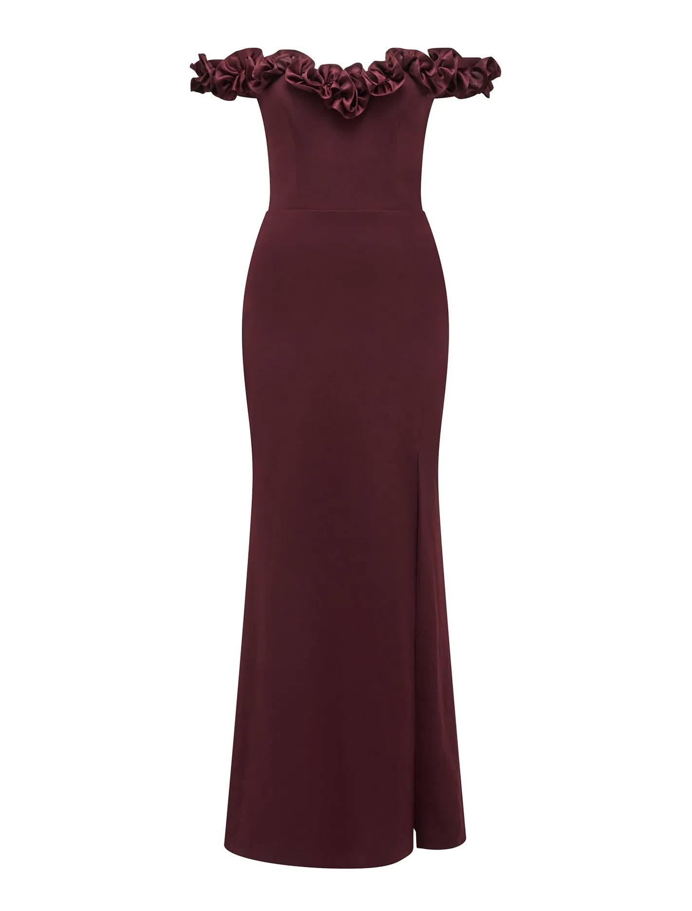 Connie Off Shoulder Ruffle Maxi Dress