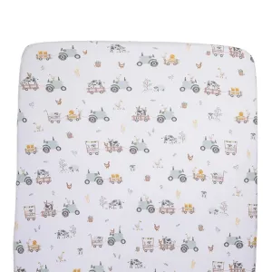 Cotton Jersey Fitted Crib Sheets