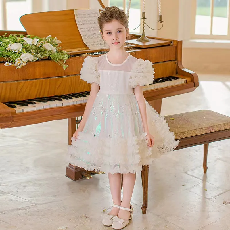 Diana Pastel Rainbow Ruffle Tutu Dress