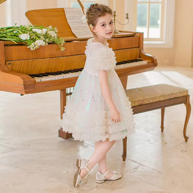 Diana Pastel Rainbow Ruffle Tutu Dress