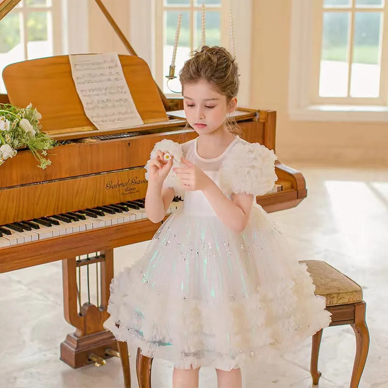 Diana Pastel Rainbow Ruffle Tutu Dress