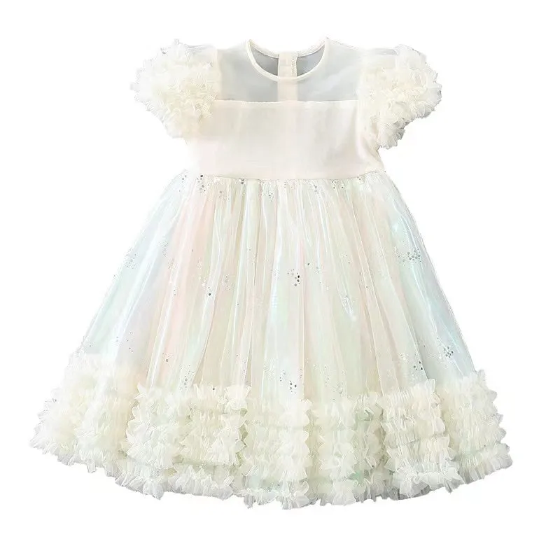 Diana Pastel Rainbow Ruffle Tutu Dress