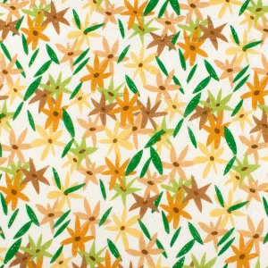 Digital Printed Eyelet - FLORA - 002 - Beige
