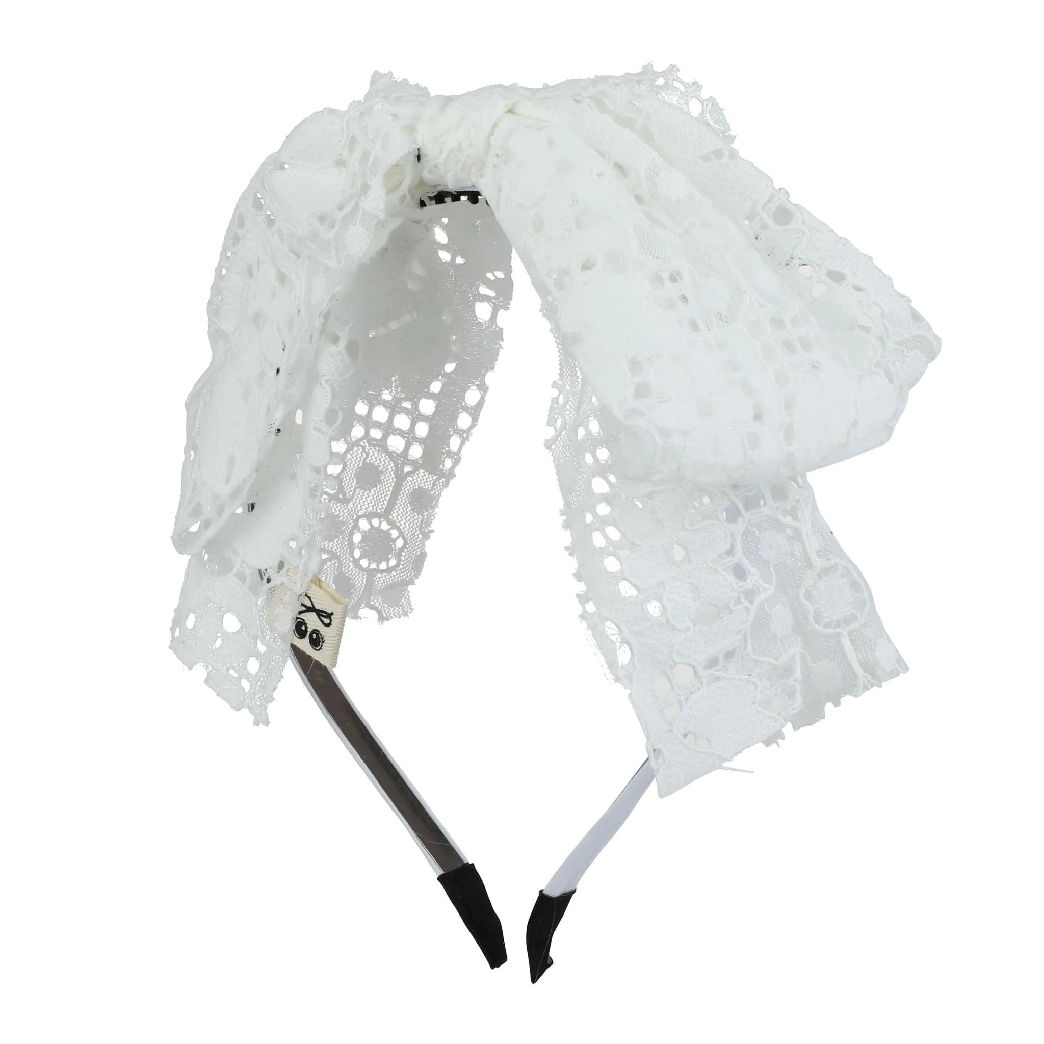 Eyelet Bow Headband