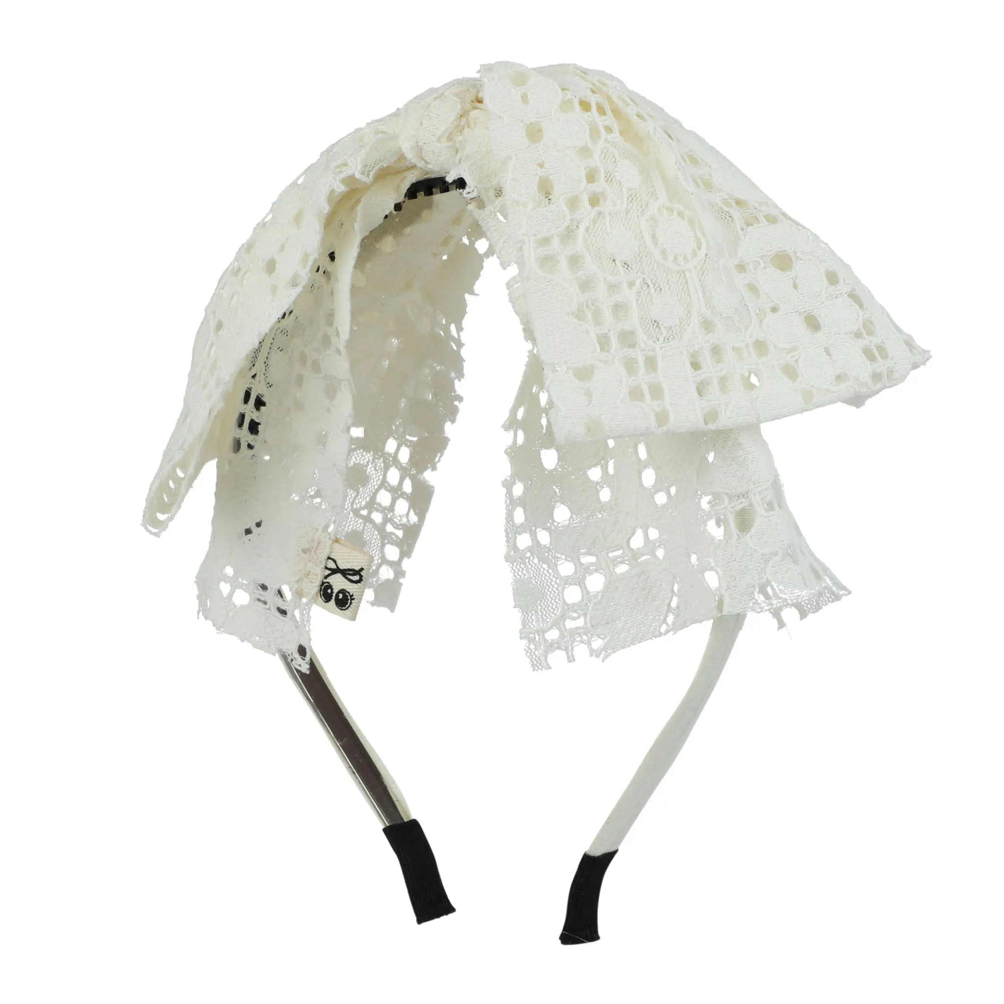 Eyelet Bow Headband