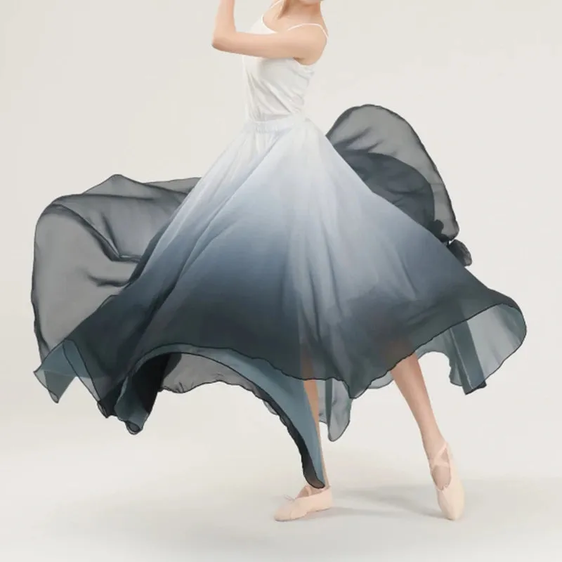 Fleur's Gradient 720 Degree Flamenco Dance Skirts