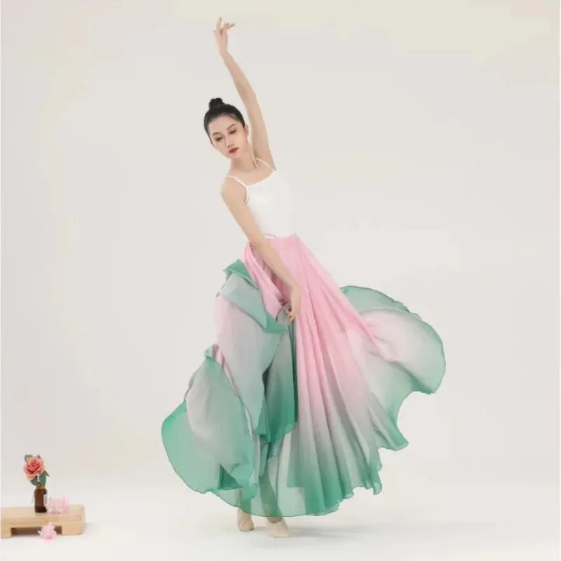 Fleur's Gradient 720 Degree Flamenco Dance Skirts
