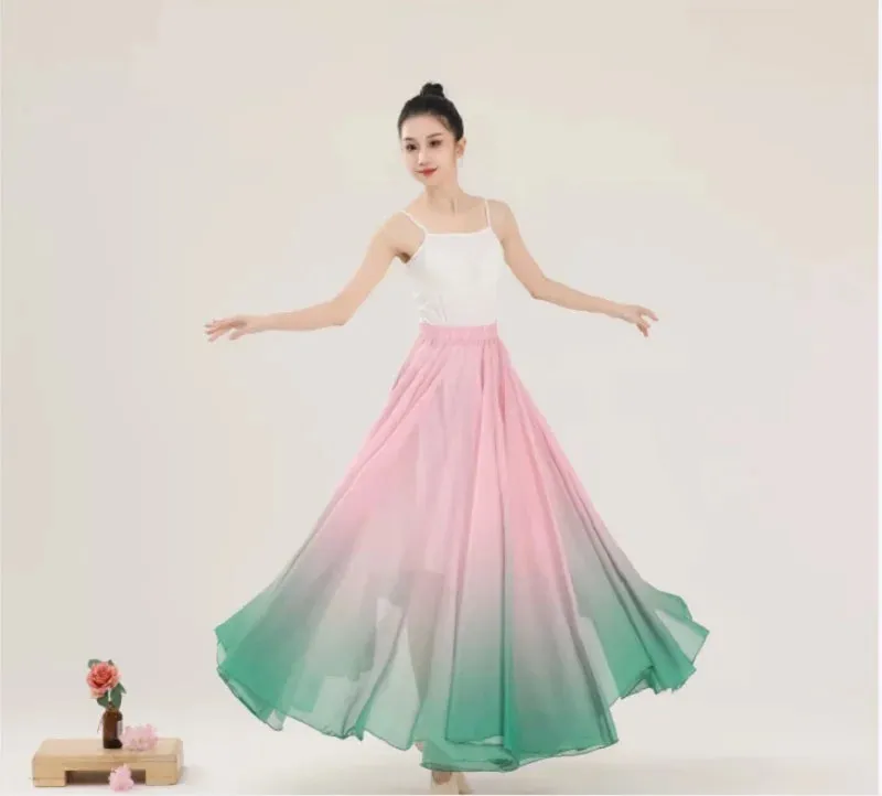 Fleur's Gradient 720 Degree Flamenco Dance Skirts