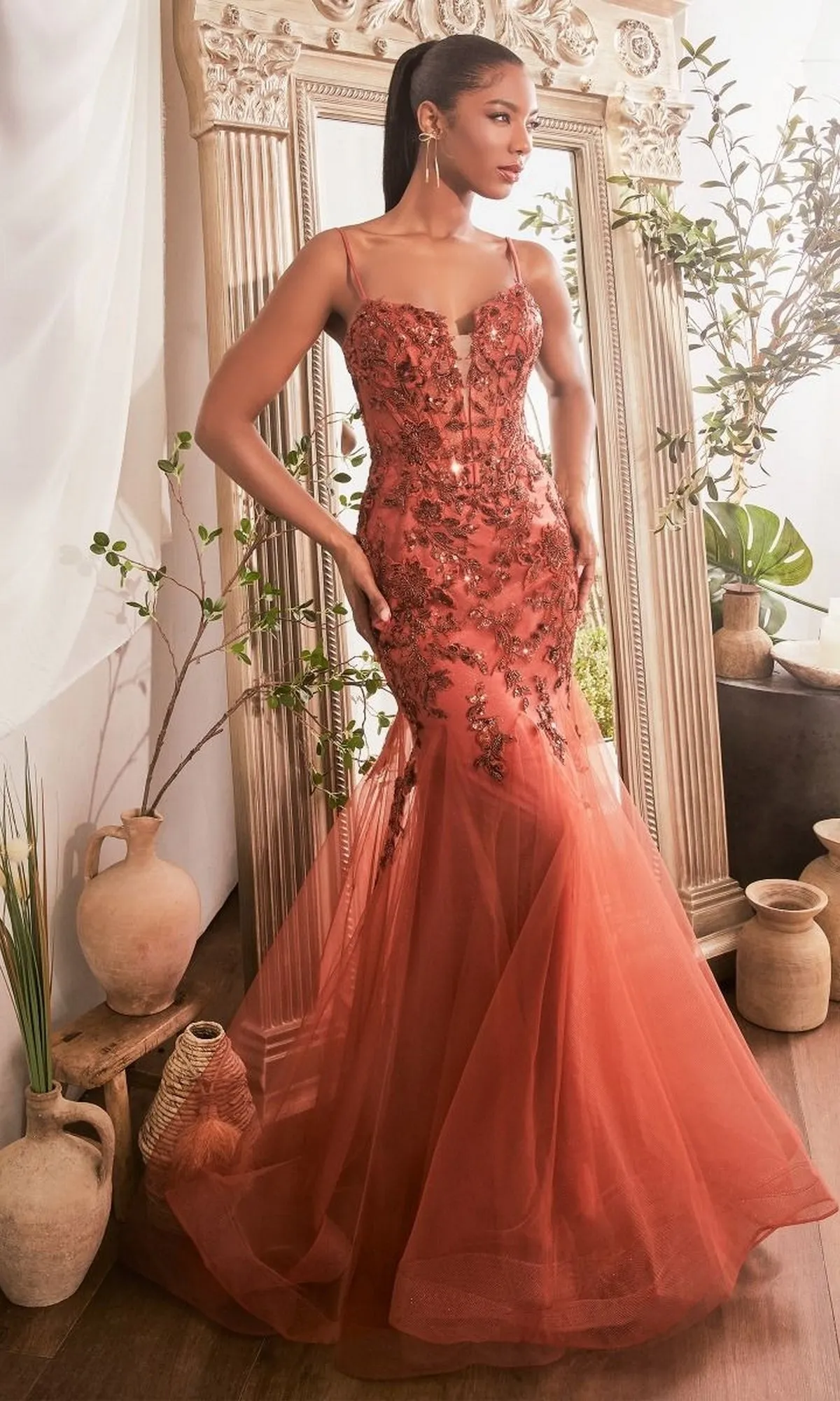 Formal Long Dress CDS488 By Ladivine