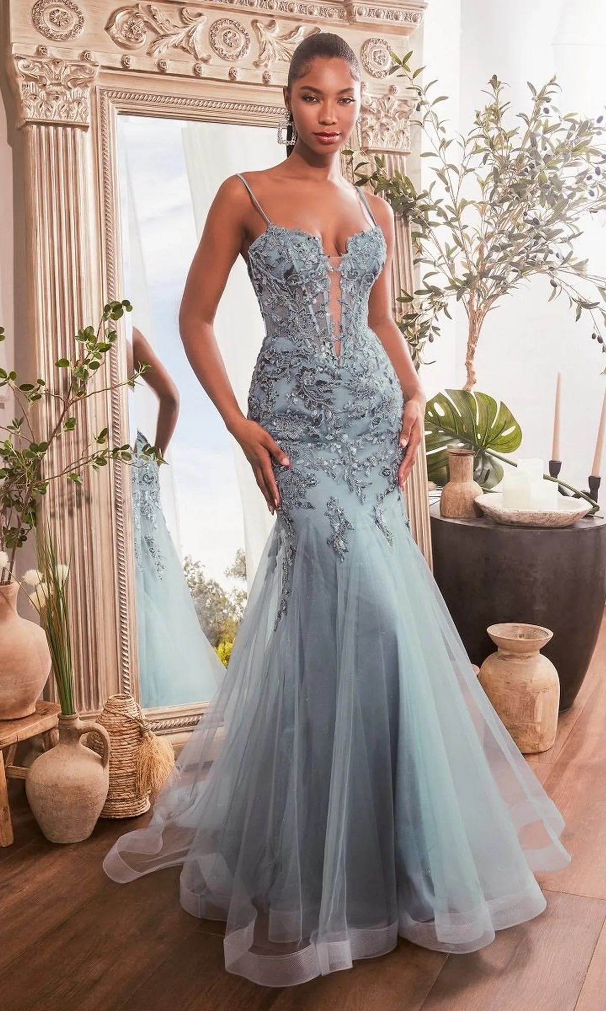 Formal Long Dress CDS488 By Ladivine