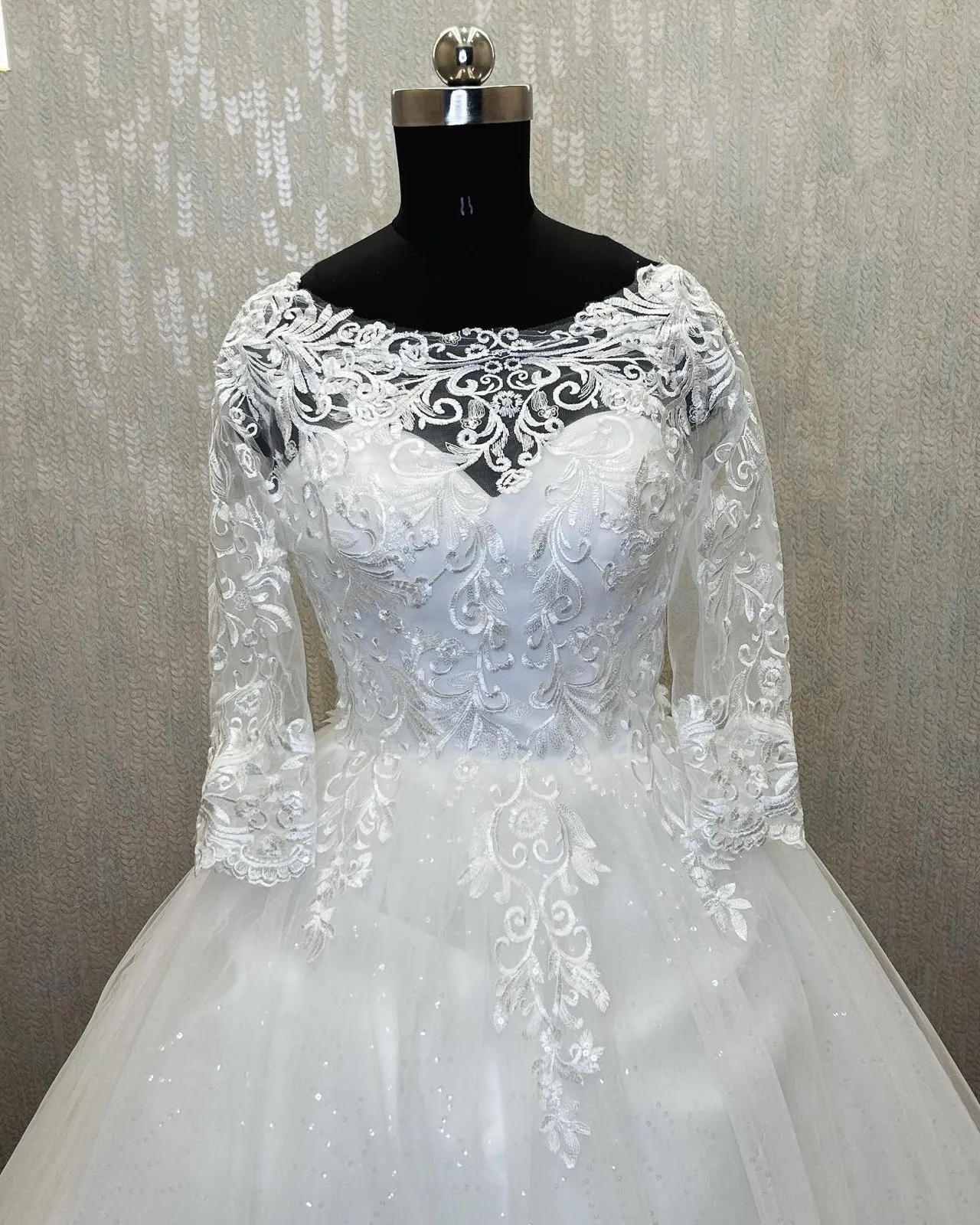 GownLink White Wedding Ball Gown for the Christian  GLGF051
