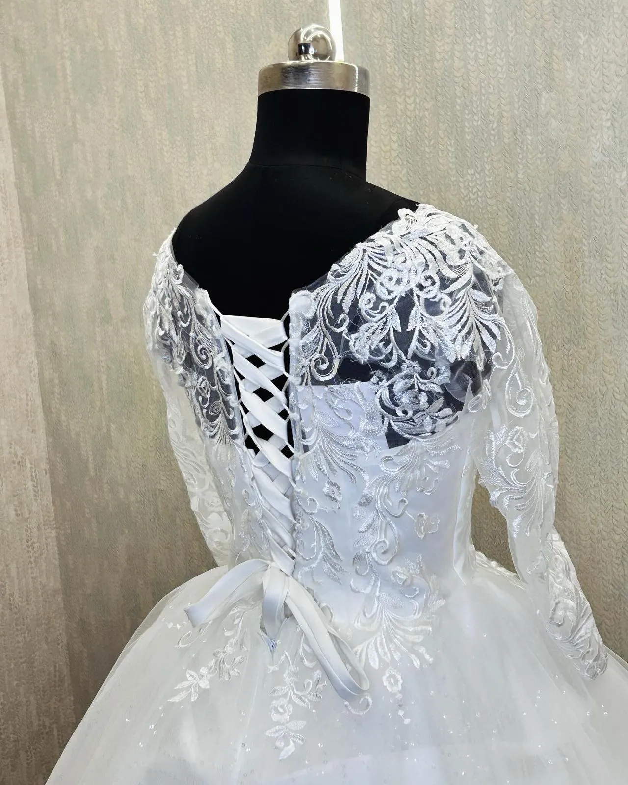 GownLink White Wedding Ball Gown for the Christian  GLGF051