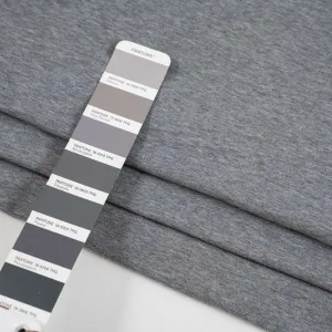 Grey and Soft Cotton Jersey - Sample