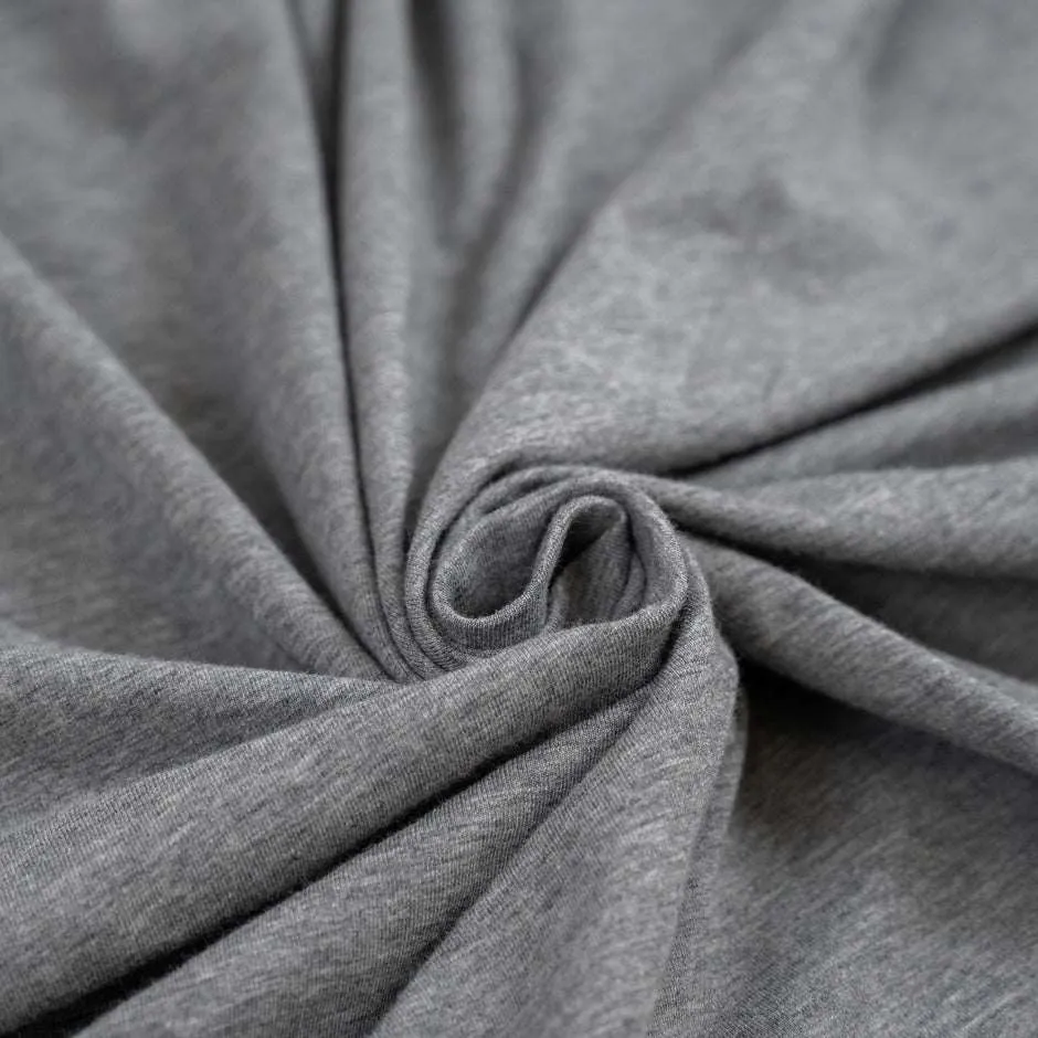 Grey and Soft Cotton Jersey