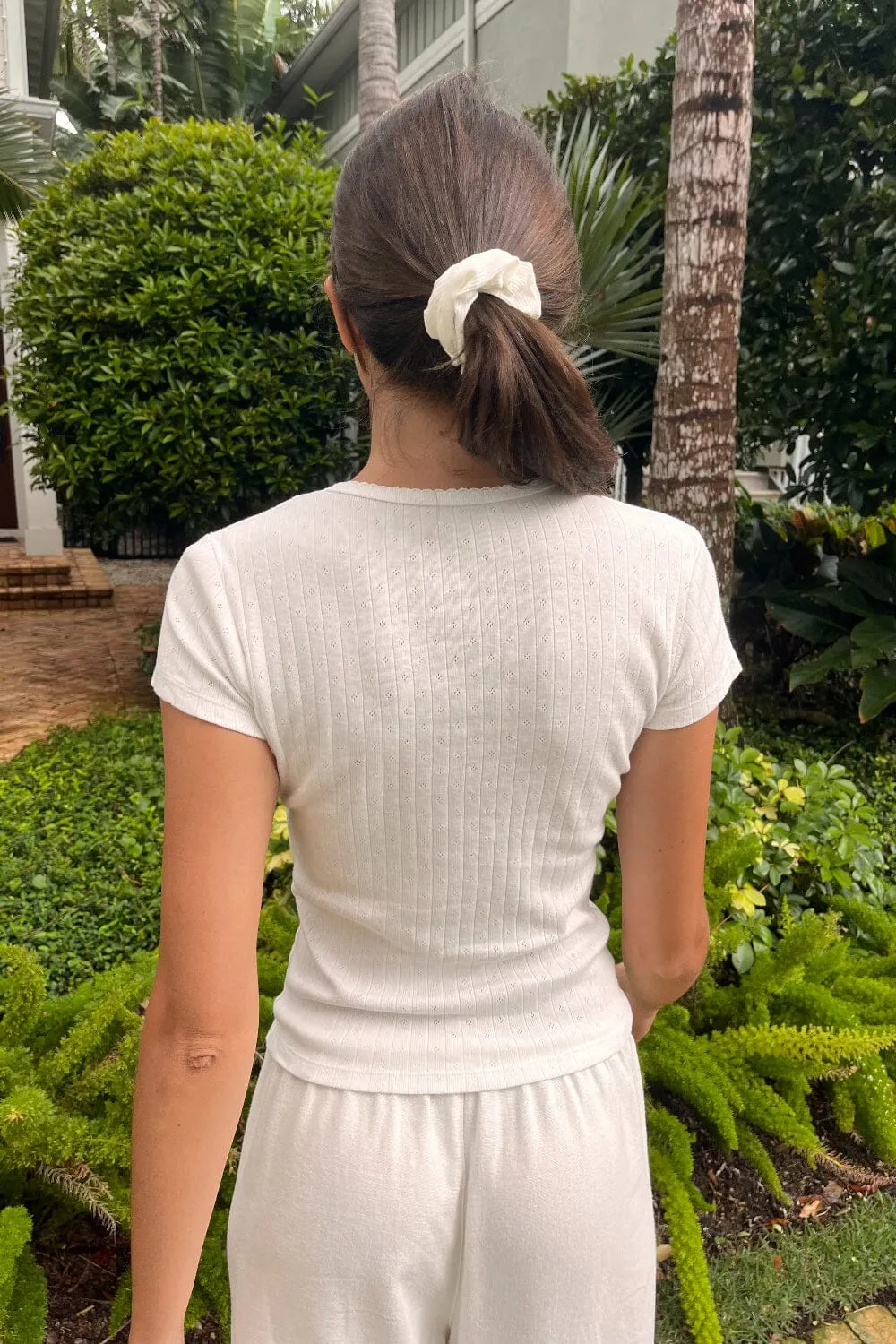 Hailie Eyelet Top