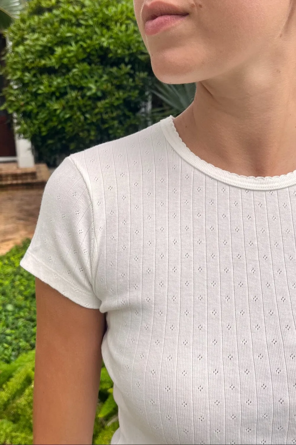Hailie Eyelet Top