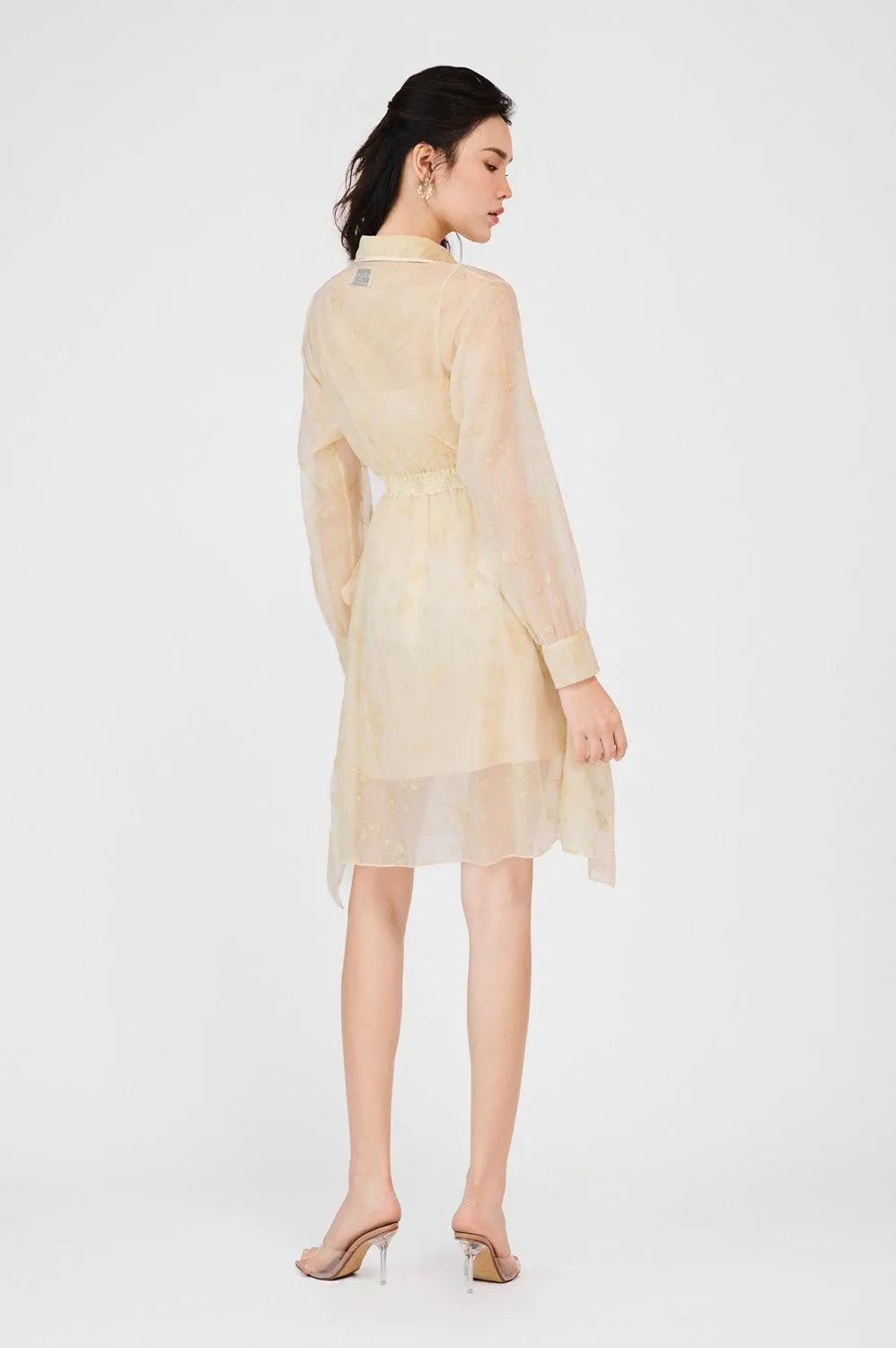 Jaliyah A-line Ruffle Layer Organza Mini Dress