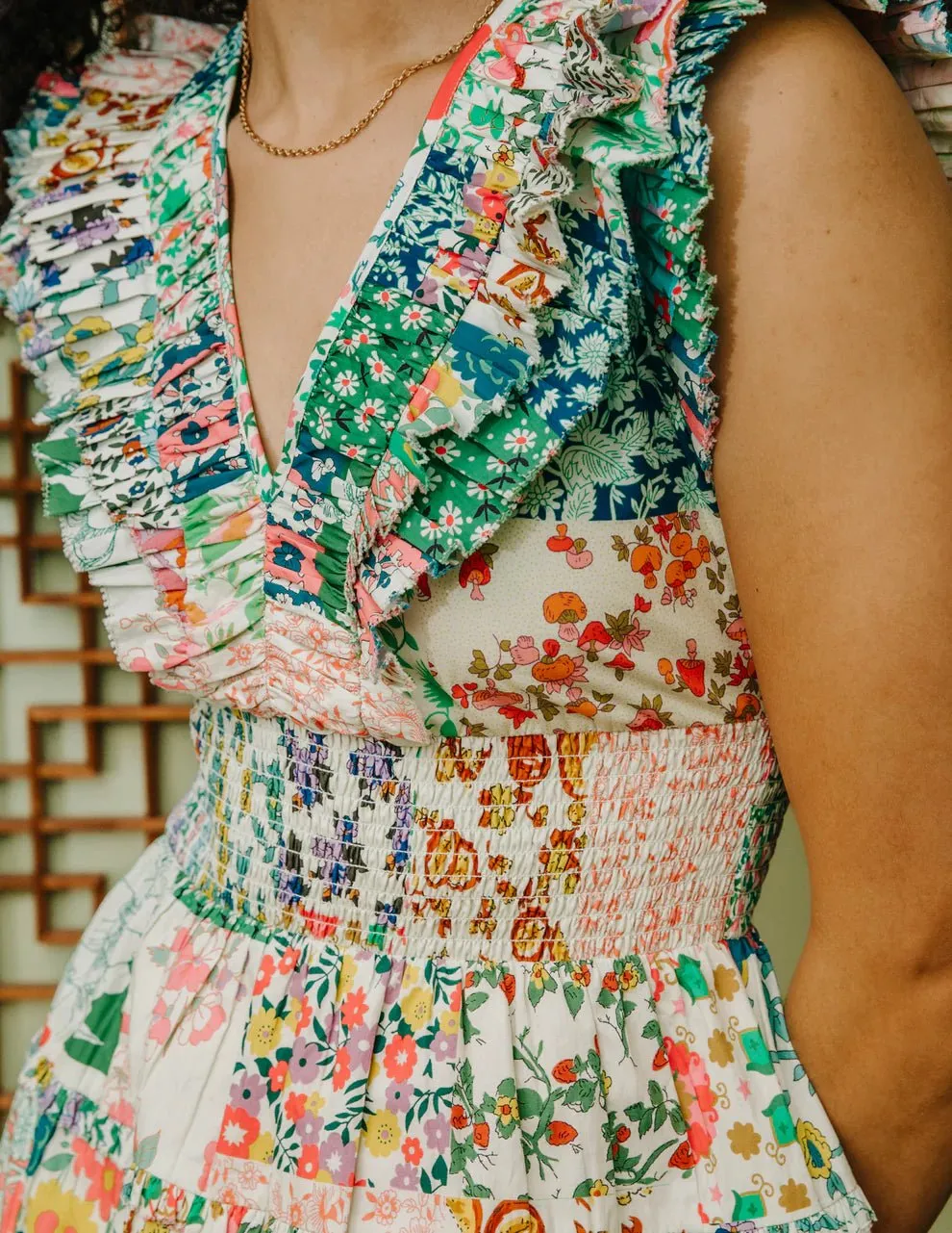 Love The Label Maribel Dress in Joise Patchwork