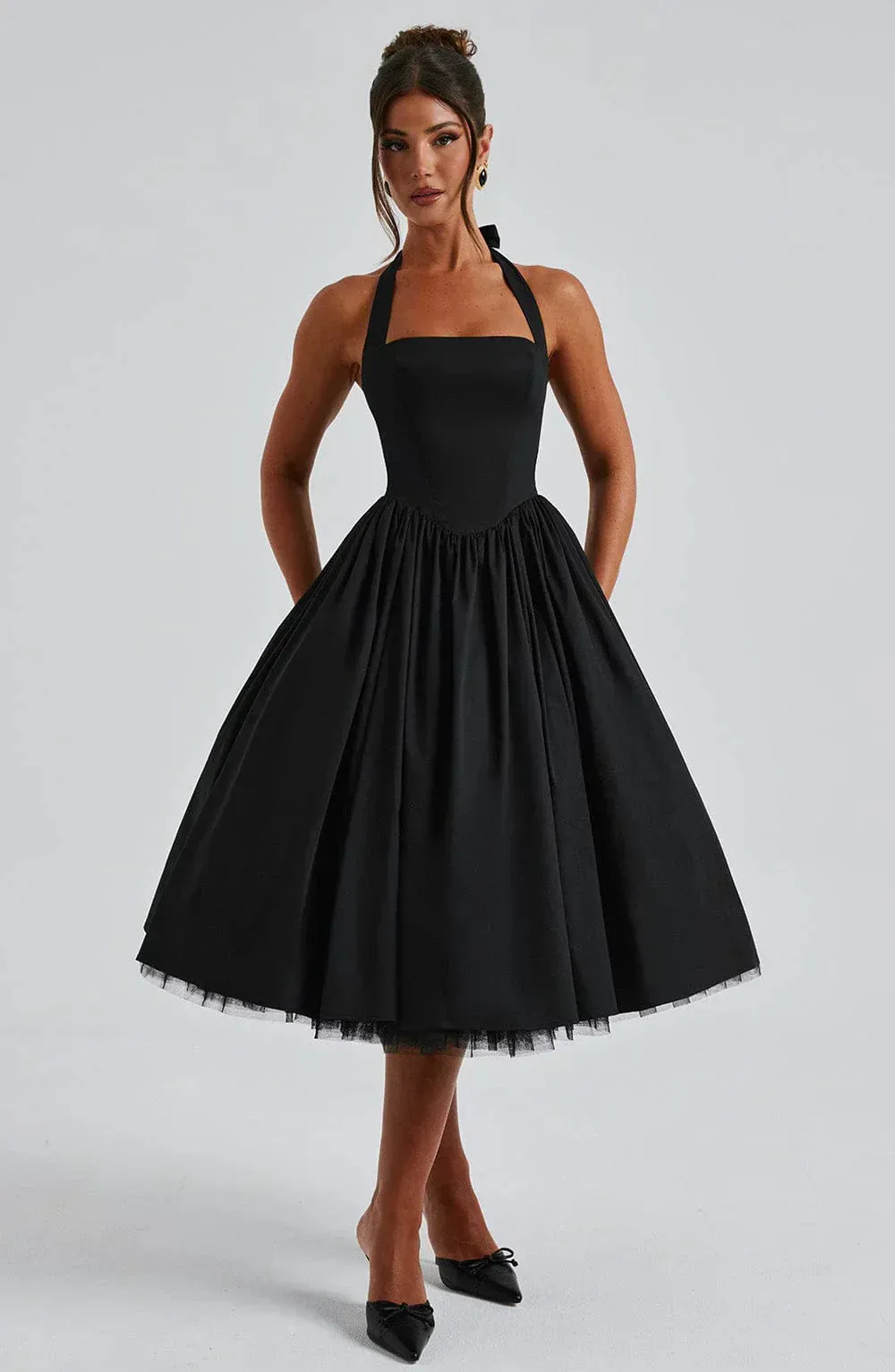 Luna Kiss - Corset Midi Dress
