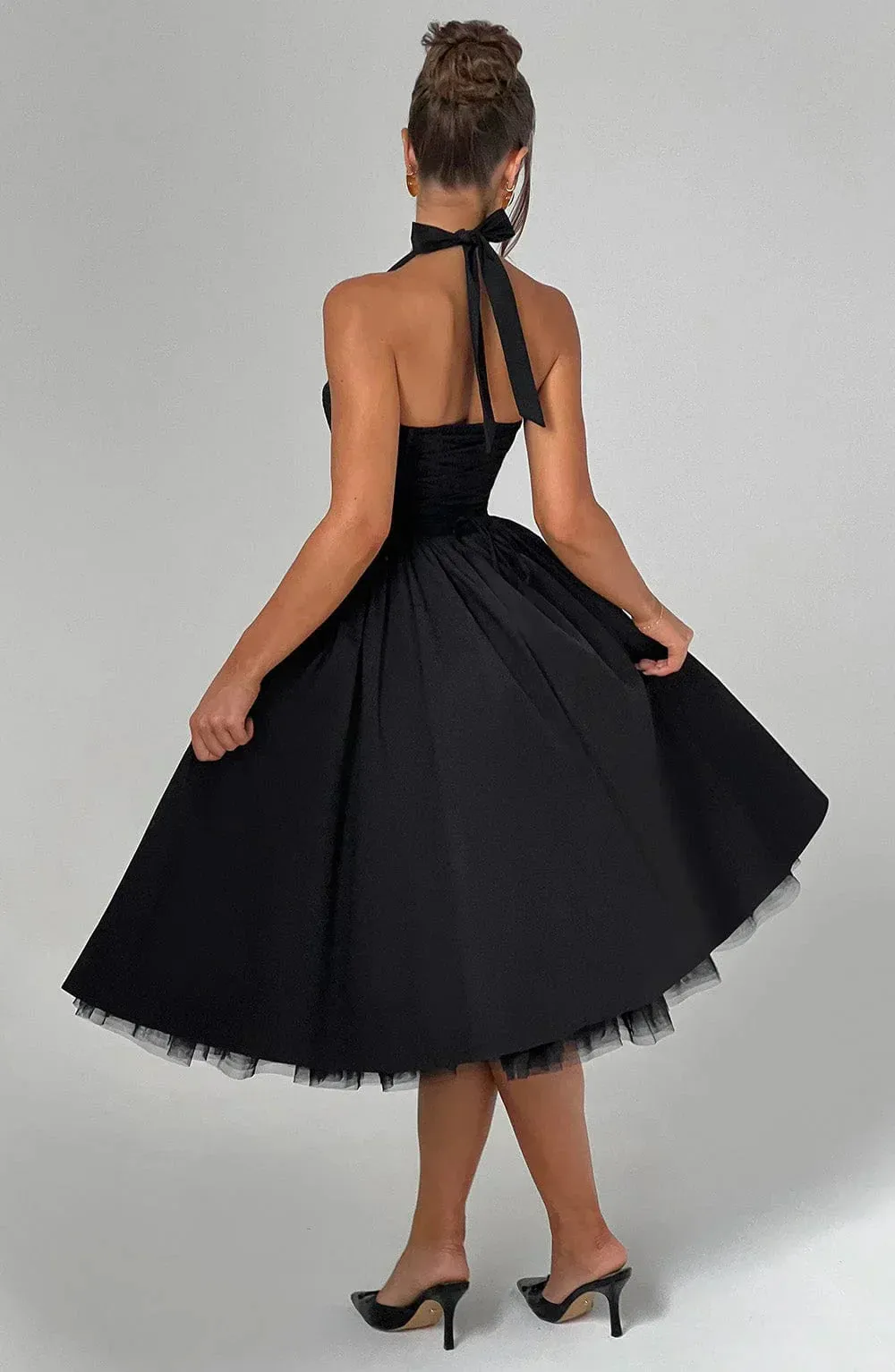 Luna Kiss - Corset Midi Dress
