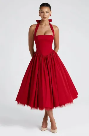 Luna Kiss - Corset Midi Dress